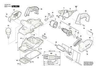 BOSCH Leitung WEISS | Ersatzteile f�r PBS 75 A, PBS 75 AE - 1619X06542