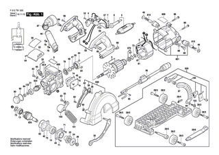 BOSCH Schraube | Ersatzteile f�r GKS 65, GKS 65 CE - 1619X06749