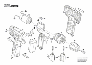 BOSCH Getriebekasten | Ersatzteile f�r PSR 1080 LI -...