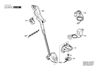BOSCH Trennschleifscheibe | Ersatzteile f�r ART 23 ACCU, ART 2300 ACCU - 1619X08505