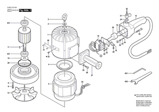 BOSCH Scheibenfeder DIN6888-3x6,5-ST60-2K | Ersatzteile f�r GR.106, Hf-Bohrmaschine - 1900023007