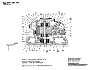 BOSCH Scheibenfeder DIN6888-3x6,5-ST60-2K | Ersatzteile f�r GR.106, Hf-Bohrmaschine - 1900023007