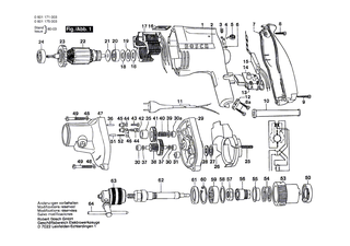 BOSCH Rillenkugellager 8x22x7 | Ersatzteile f�r GWB 10, Schlagbohrmaschine - 1900905029