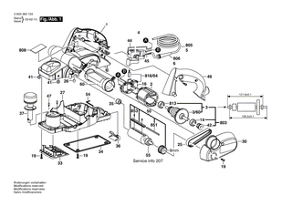 BOSCH Winkelschraubendreher DIN 911 SW2,5 | Ersatzteile f�r SHO 160, SHO 280 - 1907950003