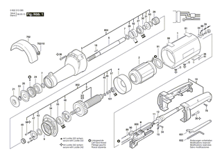 BOSCH Winkelschraubendreher DIN 911;SW6 | Ersatzteile f�r Geradschleifer, GGS 6 - 1907950007