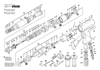 BOSCH Winkelschraubendreher DIN 911 SW10 | Ersatzteile f�r GWS 24-300, GWS 24-300 I - 1907950009