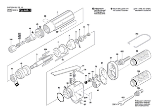 BOSCH Einmaulschl�ssel SW 14 | Ersatzteile f�r Geradschleifer, GGS 16 - 1907950508