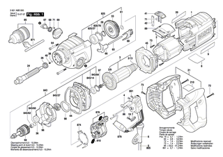BOSCH Distanzscheibe 1,0 MM | Ersatzteile f�r GSB 22-2 RE, GSB 22-2 RCE - 2600000021
