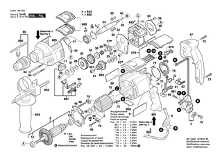 BOSCH Distanzscheibe 1,35 MM | Ersatzteile f�r GSB 780-2 RE, GSB 19-2 RE - 2600000030