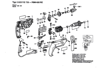 BOSCH Druckplatte | Ersatzteile f�r GSB 450 RE, PSB 400 - 2600025005