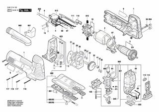 BOSCH Lichtschalter | Ersatzteile für GST 1400 CE - 2600030022