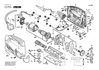 BOSCH Befestigungsplatte | Ersatzteile für PST 550, PST 650 - 2600040003
