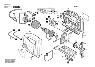 BOSCH Befestigungsplatte | Ersatzteile für PST 550, PST 650 - 2600040003