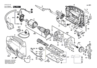 BOSCH Befestigungsplatte | Ersatzteile für PST 550, PST 650 - 2600040003