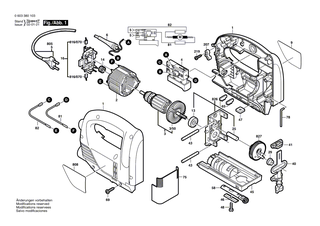 BOSCH Befestigungsplatte | Ersatzteile für PST 550, PST 650 - 2600040003