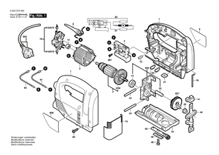BOSCH Befestigungsplatte | Ersatzteile für PST 550, PST 650 - 2600040003