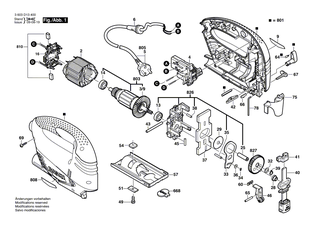 BOSCH Befestigungsplatte | Ersatzteile für PST 550, PST 650 - 2600040003