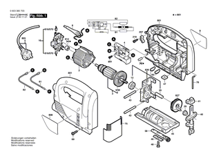 BOSCH Befestigungsplatte | Ersatzteile für PST 550, PST 650 - 2600040003