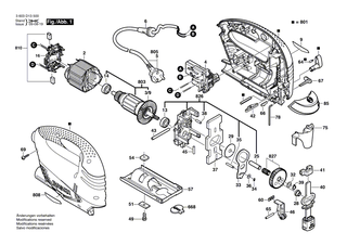 BOSCH Befestigungsplatte | Ersatzteile für PST 550, PST 650 - 2600040003