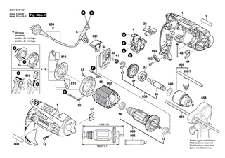 BOSCH Unterlegscheibe | Ersatzteile f�r GSB 13 RE, GSB 1600 RE - 2600100105