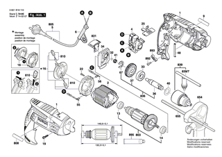 BOSCH Unterlegscheibe | Ersatzteile f�r GSB 13 RE, GSB 1600 RE - 2600100105