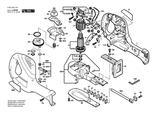 BOSCH Ausgleichscheibe | Ersatzteile f�r GSA 800 PE, PFZ 600 - 2600100525
