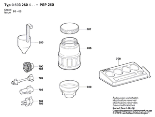 BOSCH Gummipuffer | Ersatzteile f�r PSP 260 | 1609390346