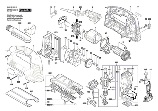 BOSCH Ausgleichscheibe | Ersatzteile f�r GST 140 CE, GST 1400 CE - 2600101124