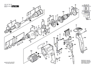 BOSCH Ausgleichscheibe 0,3 MM | Ersatzteile f�r CSB 800-2 RE, CSB 850-2 RET - 2600101654