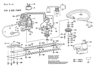 BOSCH Ausgleichscheibe 0,3 MM | Ersatzteile f�r CSB 800-2 RE, CSB 850-2 RET - 2600101654