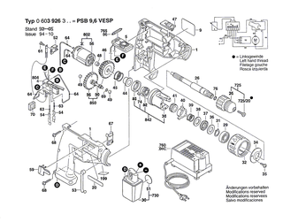 BOSCH Ausgleichscheibe 1,5 MM | Ersatzteile f�r Bohrmaschine, GBM 10-2 - 2600101668