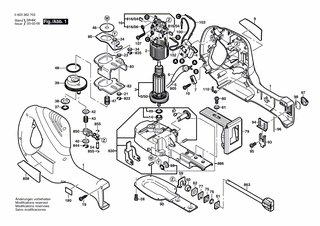 BOSCH Ausgleichscheibe | Ersatzteile f�r GSA 800 PE, PFZ...