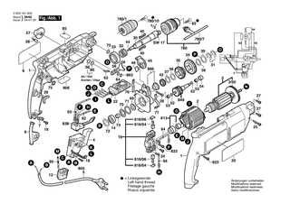 BOSCH Sicherungsscheibe 0,6 MM | Ersatzteile f�r GSB 16 RE, GSB 1800-2 - 2600118001