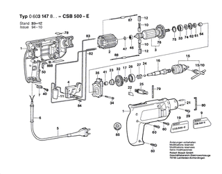 BOSCH Sicherungsscheibe 0,6 MM | Ersatzteile f�r GSB 16 RE, GSB 1800-2 - 2600118001