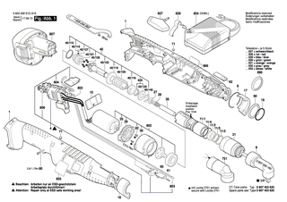 BOSCH Sicherungsring | Ersatzteile f�r ELECTRONIC, GSR 6-6 KE - 2600119000