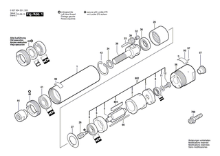 BOSCH Sicherungsring | Ersatzteile f�r ELECTRONIC, GSR 6-6 KE - 2600119000