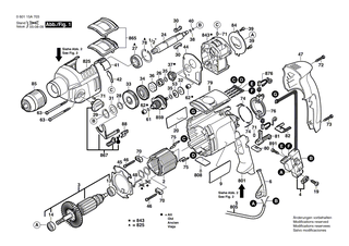 BOSCH Luftleitblech | Ersatzteile f�r GSB 22-2 RE, GSB 22-2 RCE - 2600148007