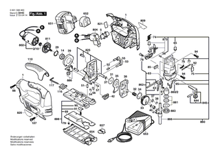 BOSCH Haltering | Ersatzteile für GST 100 CE, GST 100 BCE - 2600202037