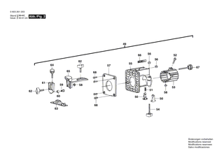 BOSCH Ausgleichscheibe 0,2 MM | Ersatzteile f�r PKF 25 | 2600101022