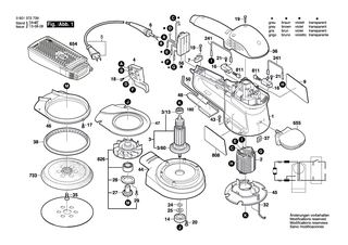 BOSCH Absaughaube | Ersatzteile f�r GEX 125 AC, GEX 150 AC - 2600282015