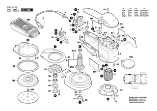 BOSCH Absaughaube | Ersatzteile f�r GEX 125 AC, GEX 150 AC - 2600282015