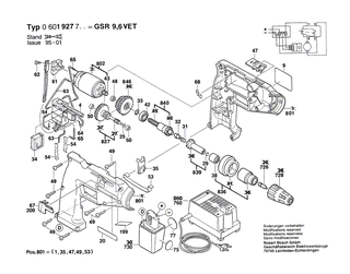 BOSCH Sinterbuchse | Ersatzteile f�r GBM 7,2 VRL, GBM 9,6 VRL - 2600301011