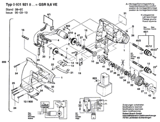 BOSCH Sinterbuchse | Ersatzteile f�r GBM 7,2 VRL, GBM 9,6 VRL - 2600301011