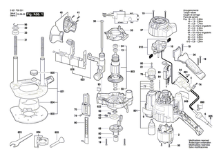 BOSCH Spannfutter | Ersatzteile für GOF 1250 CE, GOF 1250 LCE - 2600400077