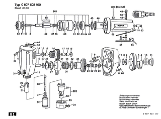 BOSCH Lagerbuchse | Ersatzteile f�r Nager, GNA 1,6 - 2600422005