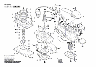 BOSCH Dichtscheibe | Ersatzteile f�r GSS 230 AVE, GSS 280...