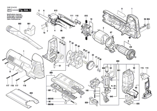BOSCH Rastkappe | Ersatzteile f�r GST 140 CE, GST 140 BCE - 2600590016