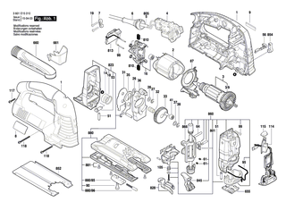 BOSCH Rastkappe | Ersatzteile f�r GST 140 CE, GST 140 BCE - 2600590016