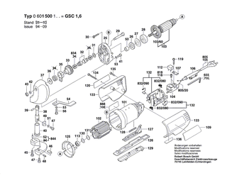 BOSCH T�lle �8,3-�9,4x95 MM | Ersatzteile f�r GSC 1,6, GSC 16 - 2600703033