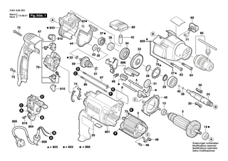 BOSCH T�lle | Ersatzteile f�r GSB 20-2, GSB 20-2 RE - 2600707072